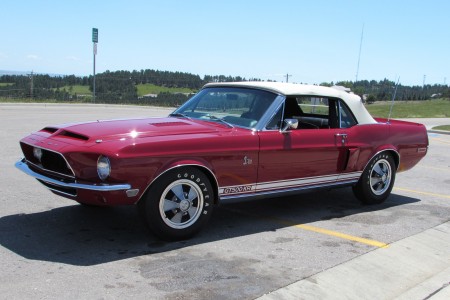 1968 Shelby GT500KR Convertible-credit-barrett-jackson