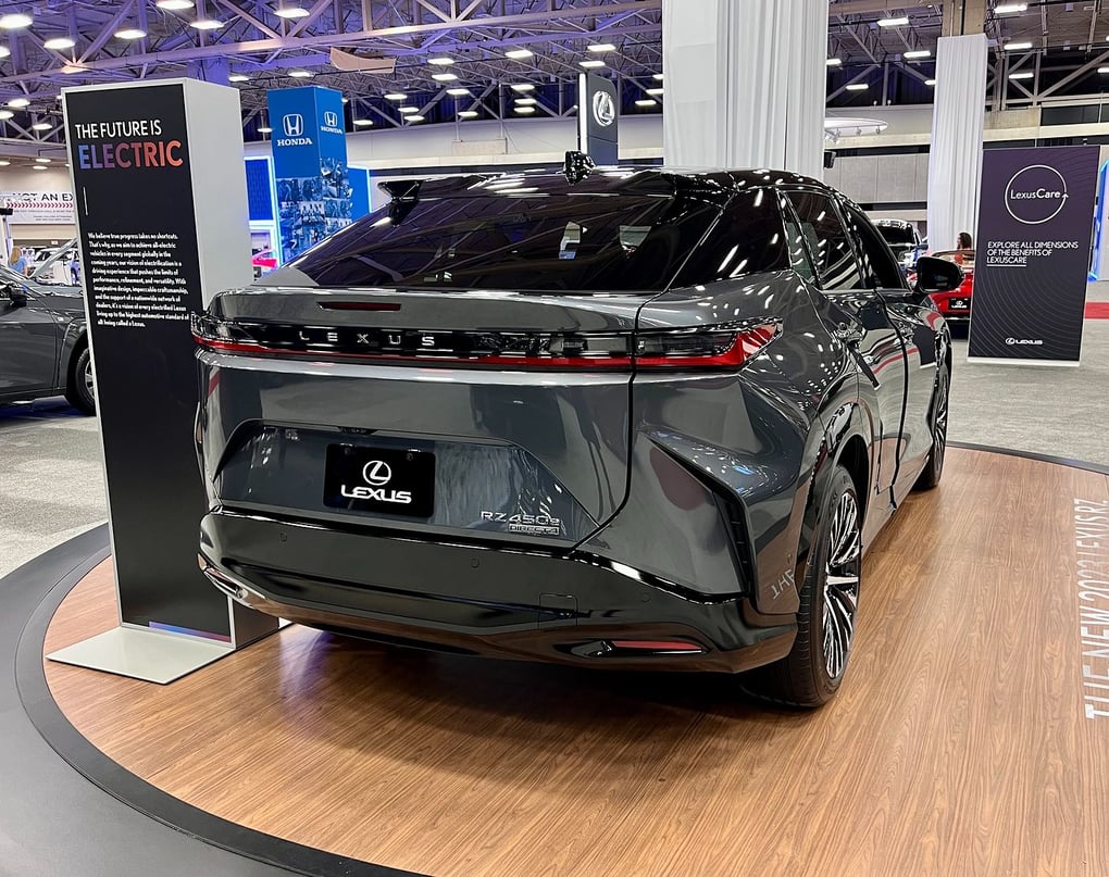 All-electric 2023 Lexus RZ. Photo Credit: CarPro.