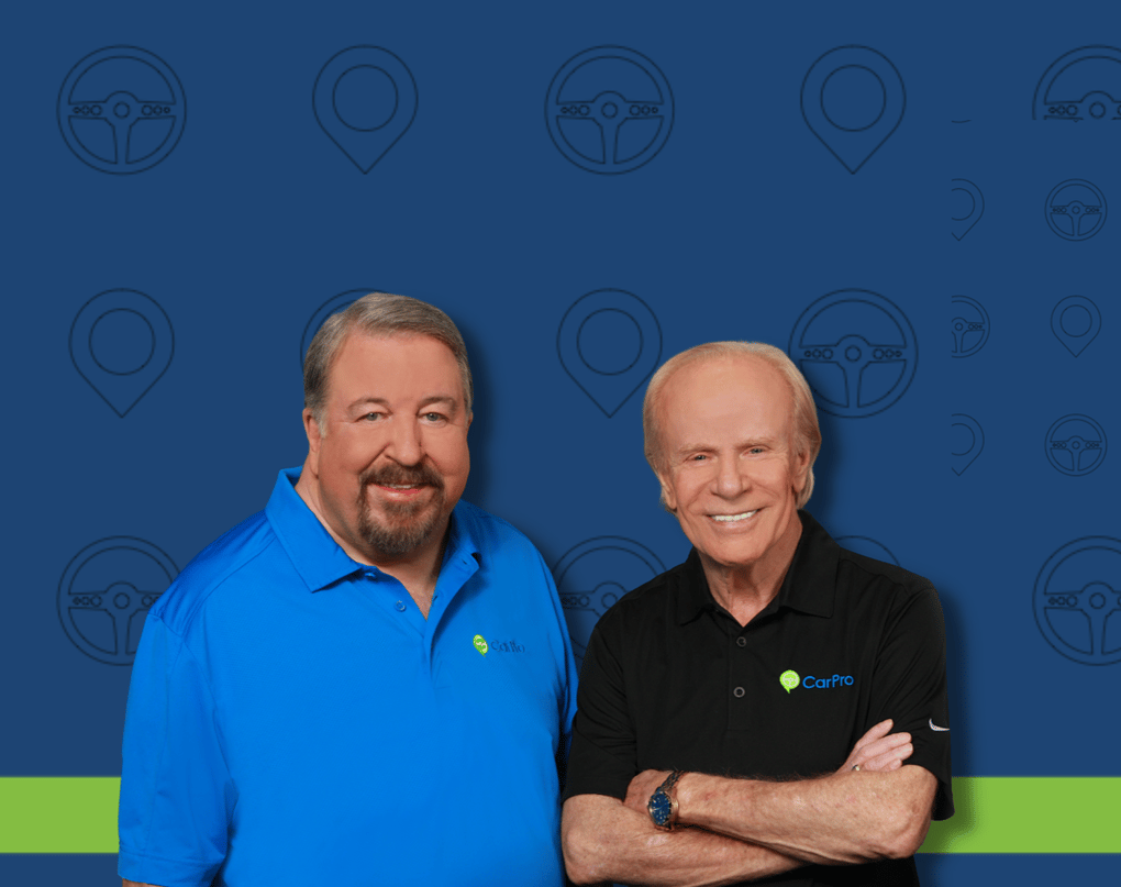 CarPro Show host Jerry Reynolds and his sidekick Kevin McCarthy. CarPro.