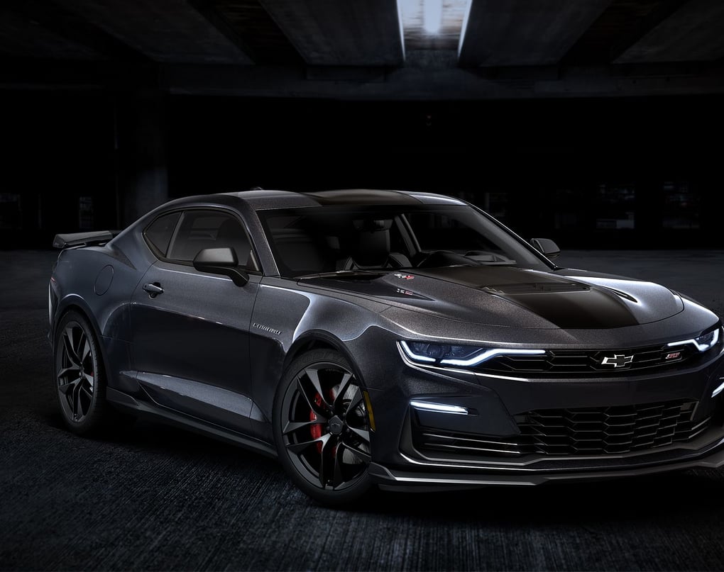  2024 Chevrolet Camaro SS Collector’s Edition in Panther Black Metallic Tintcoat. Photo Credit: Chevrolet.