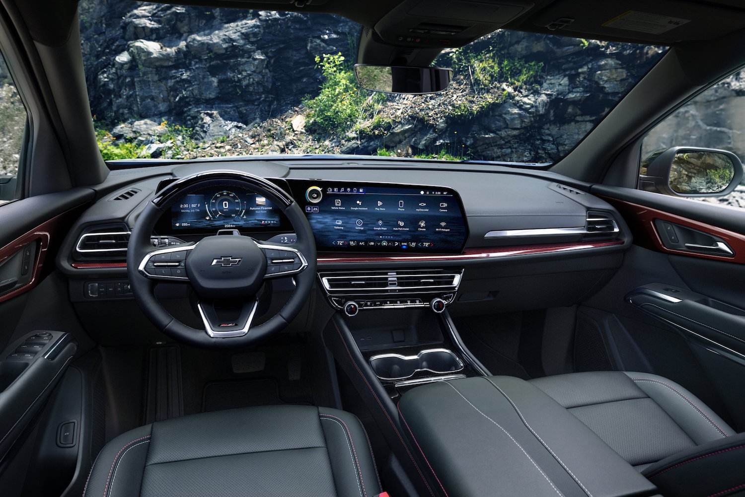 All New 2024 Chevy Traverse SUV Adds More Power Z71 Trim Tech And   2024 Chevrolet Traverse Z71 Interior Credit Checrolet 