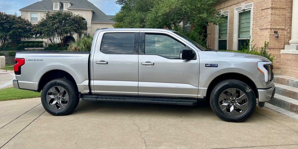 2024 Ford F-150 Lightning Flash in Silver Metallic. Credit: CarPro.