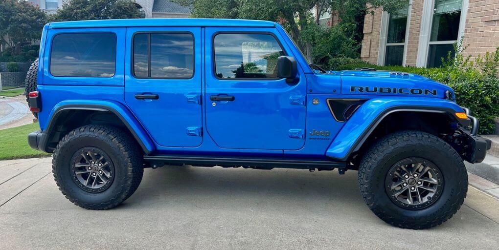 2024 Jeep Wrangler Rubicon 392 Final Edition in Hydro Blue Pearlcoat.  Photo: CarPro.