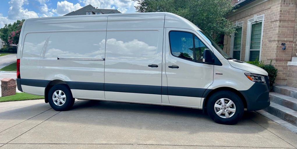 2024 Mercedes-Benz eSprinter. Credit: CarPro.