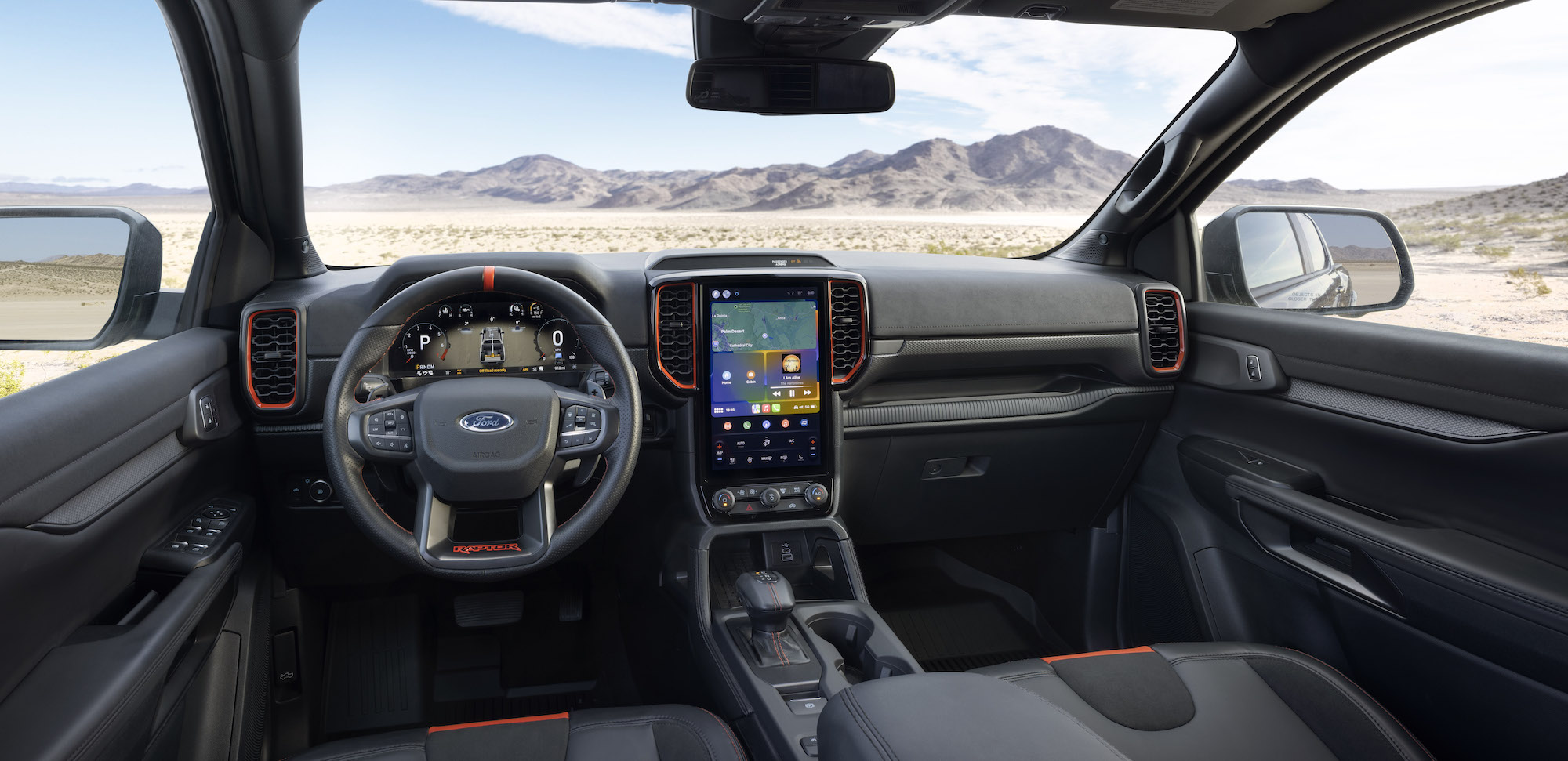 All New 2024 Ford Ranger Raptor Arrives In The U S This Summer   2024 Ranger Raptor Interior Credit Ford 