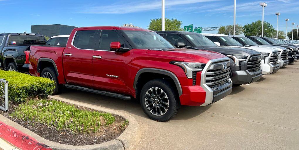 2024 Toyota Tundra. Freeman Toyota in Hurst, TX. Credit: CarPro.