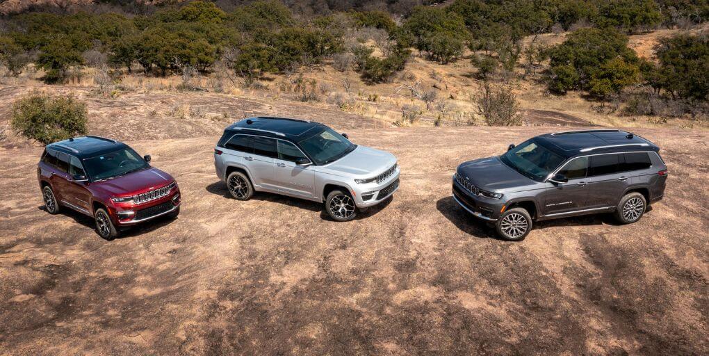 2025 Jeep Grand Cherokee family. Credit: Stellantis.