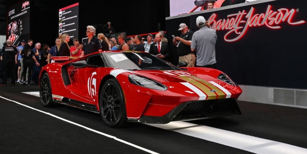 2022 Ford GT Alan Mann Heritage Edition. Photo Credit: Barrett-Jackson.