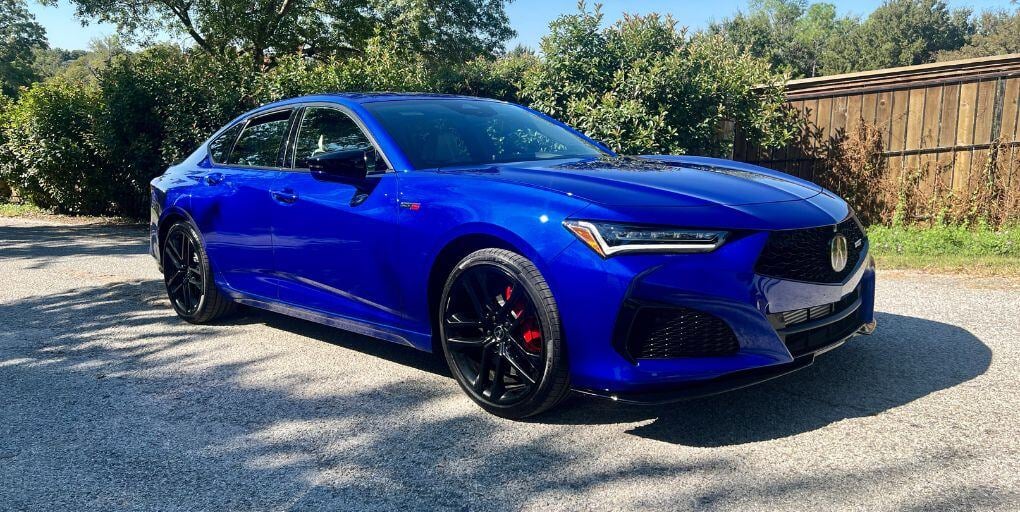 2025 Acura TLX Type S in Apex Blue Pearl. Credit: CarPro.