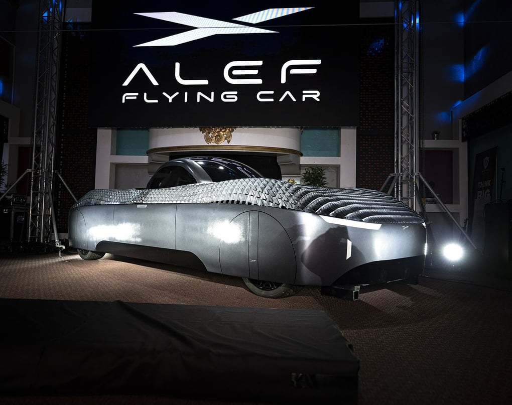 Alef unveiled the Model A flying car on October 19, 2022.. Photo Credit: Alef Aeronautics, Inc.