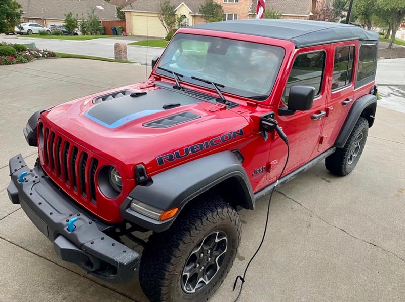 Red clearance jeep rubicon