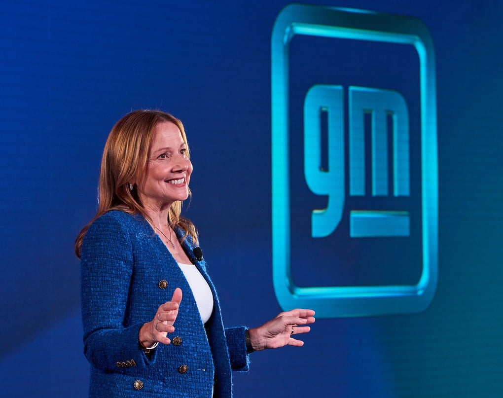 General Motors Chair and CEO Mary Barra addresses investors Thursday, November 17, 2022 in New York, New York. Photo Credit: GM.