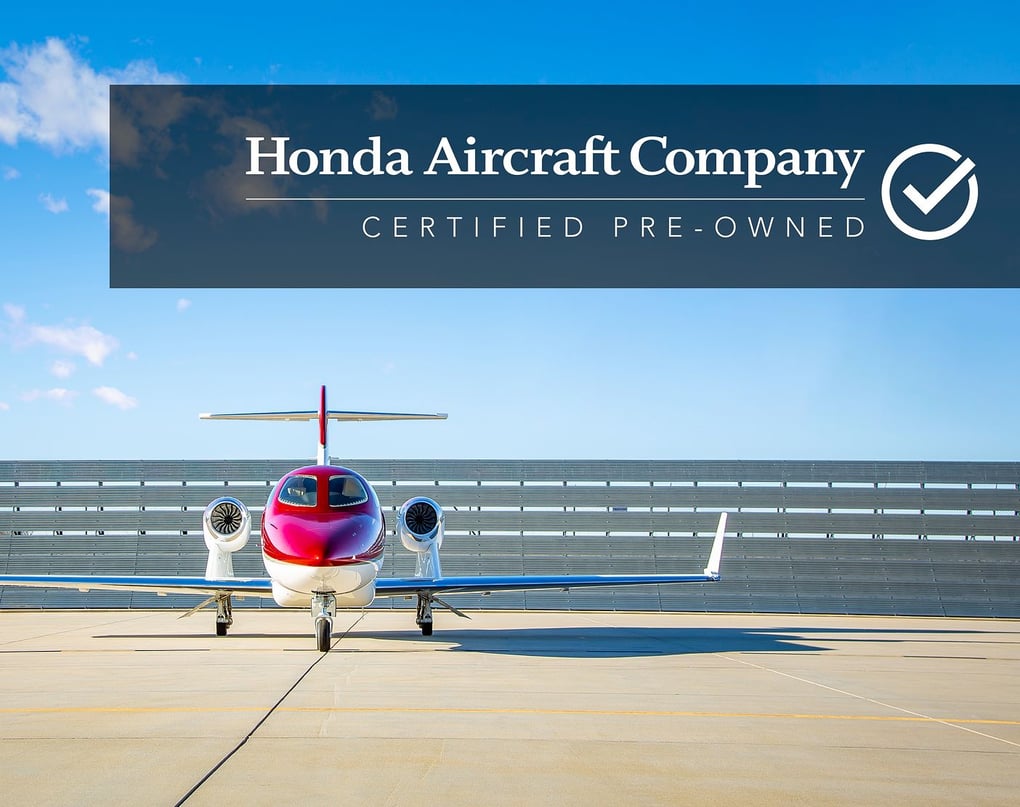 Honda Aircraft Company introduces Certified Pre-Owned program for HondaJet. Photo Credit: Honda.