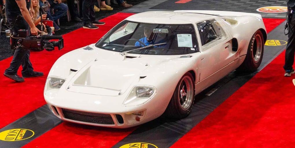 1969 Ford GT40 Lightweight sells for $7.865 million at Mecum Monterey 2024. Credit: Mecum Auctions, Inc.