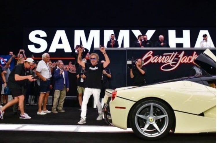 sammy-hagar-happy-laferrari-barrett-jackson