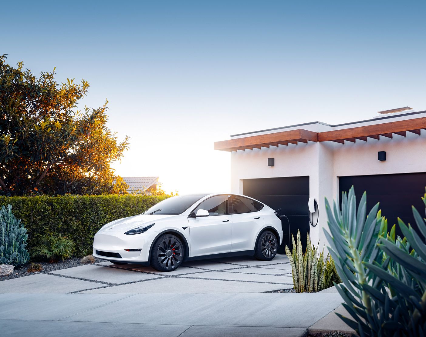 At home store charging station tesla