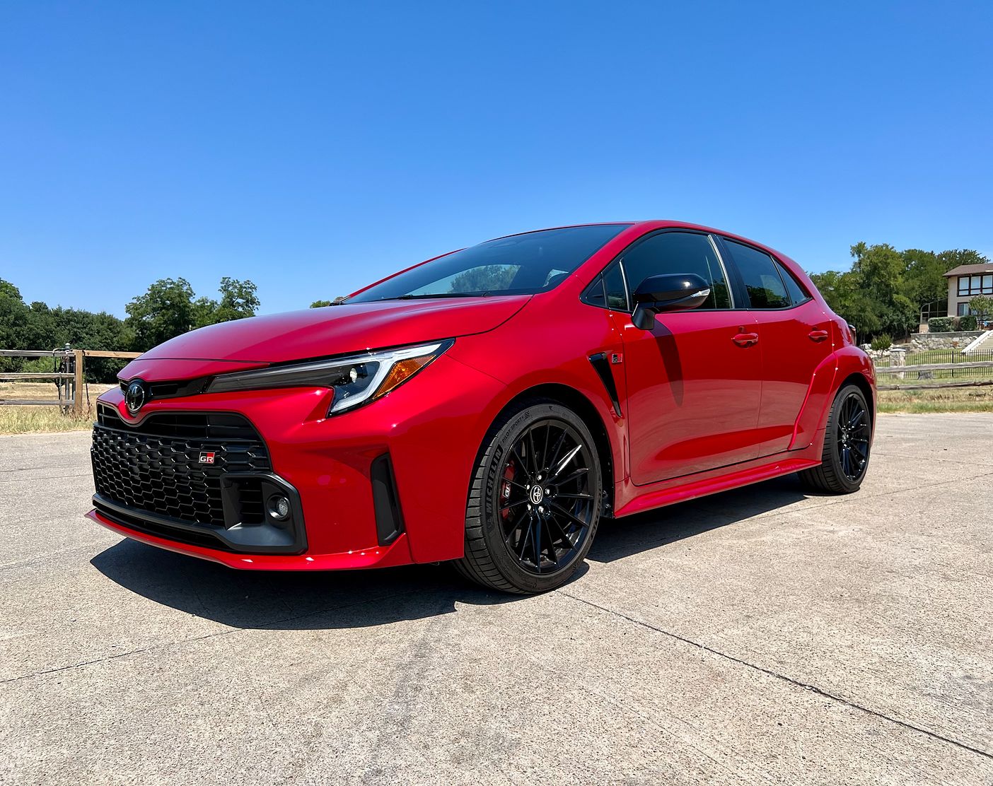 The Toyota GR Corolla is a high-performance hatchback